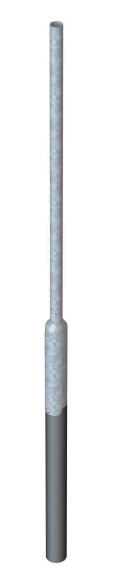 Parkstolpe rotlackad, Moramast - STOLPE MMSH40 L RL 