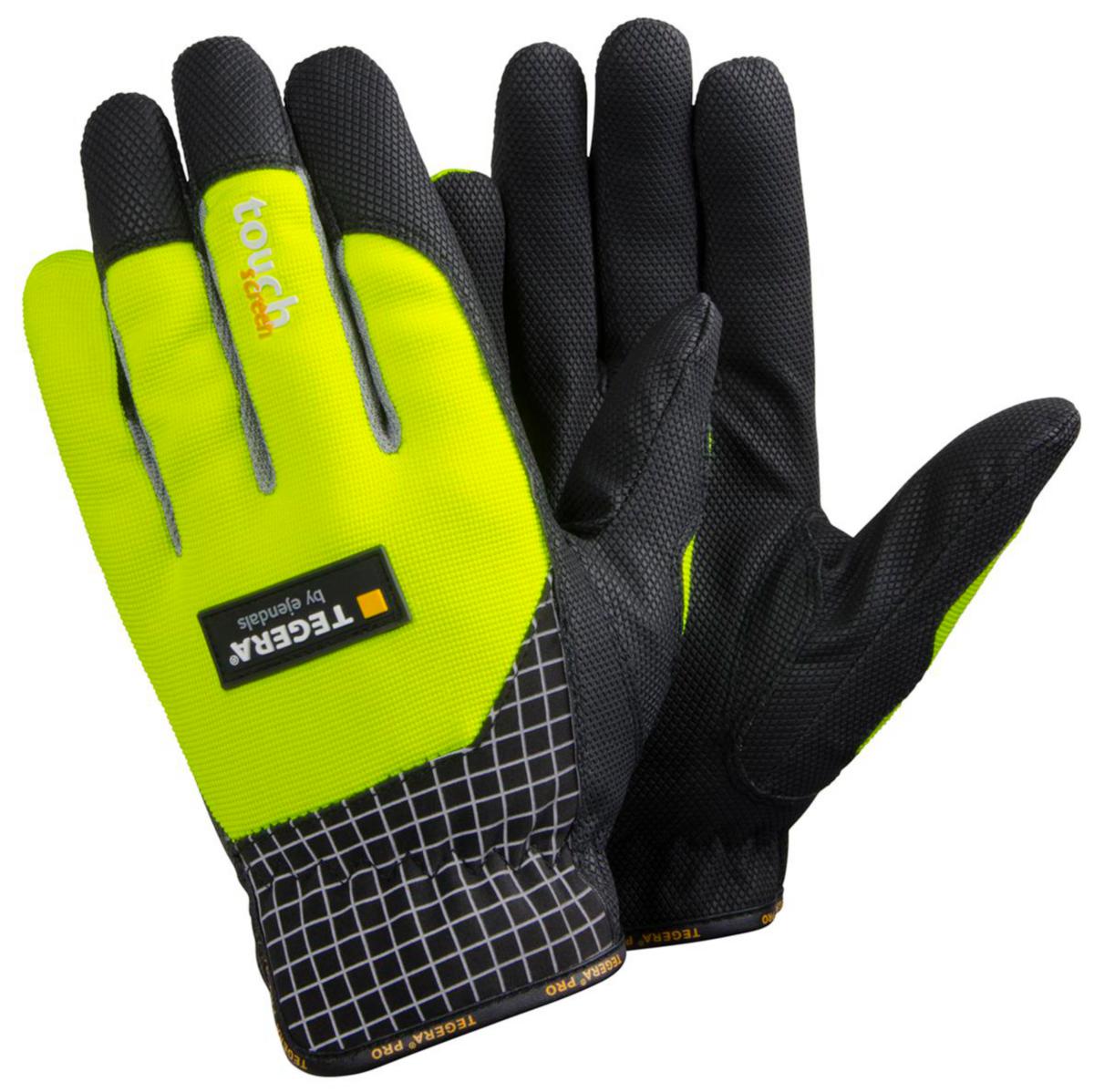 Arbetshandske Tegera Pro 9123 - HANDSKE TEGERA PRO 9123 OFODR MICROTHAN+ TOUCH GUL STL 10