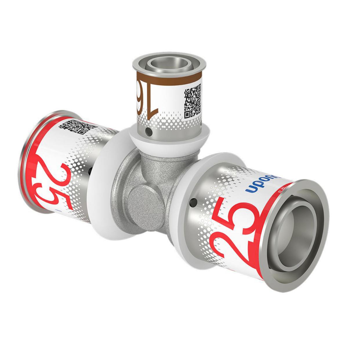 T-rör, S-Press PLUS förminskat, Uponor - UPONOR S-PRESS PLUS T-RÖR 25-16-25
