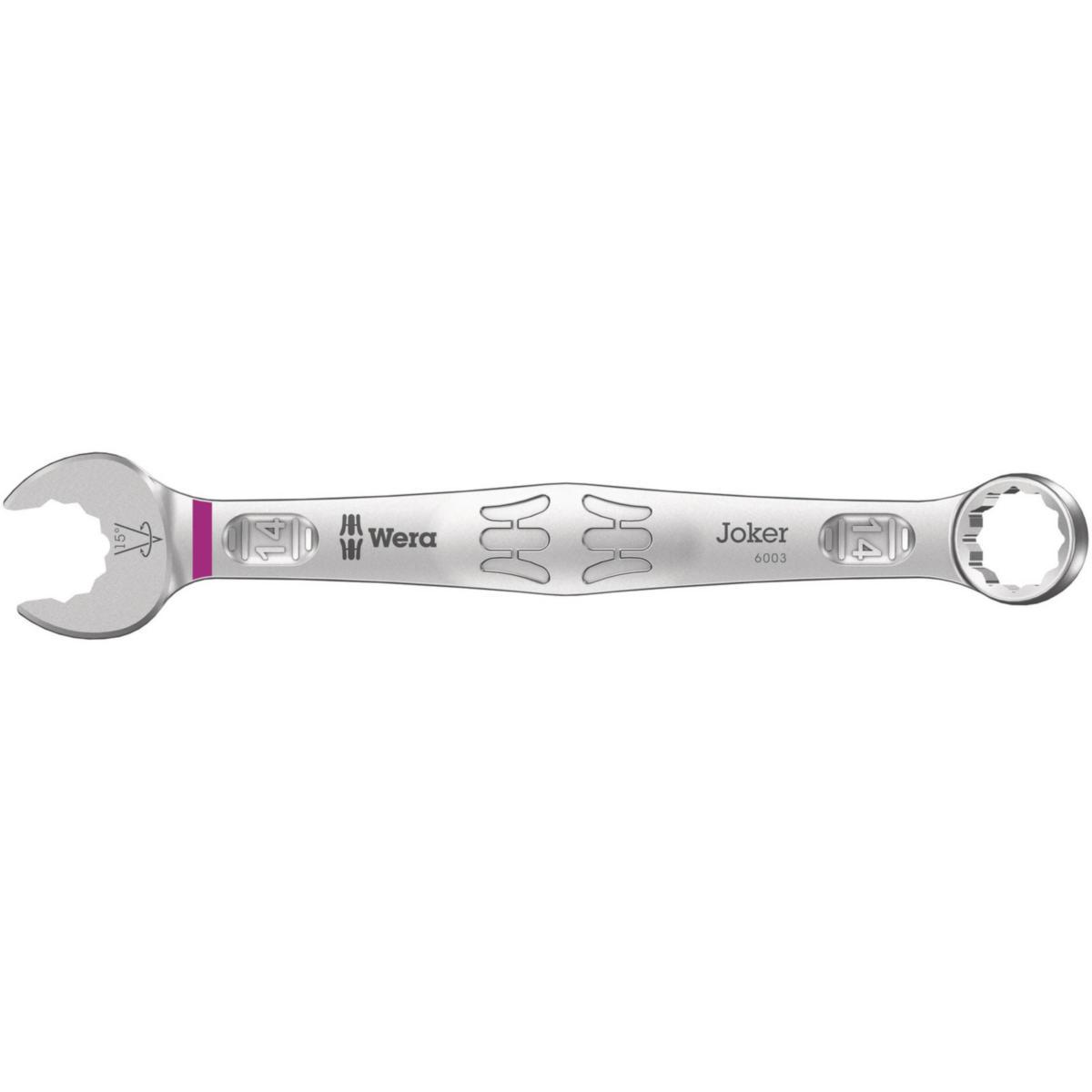 U-Ringnyckel Wera 6003 Joker - U-RINGNYCKEL WERA 6003 JOKER 14X167 MM