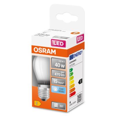 LED-LAMPA KLOT (40) E27 MATT 840 CL P OSRAM