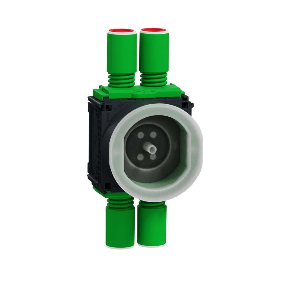 Apparatdosa Multifix ingjutning - APP.DOSA F INGJUT 44MM 4STUDS IMT80259 FÖR TRÄFORM