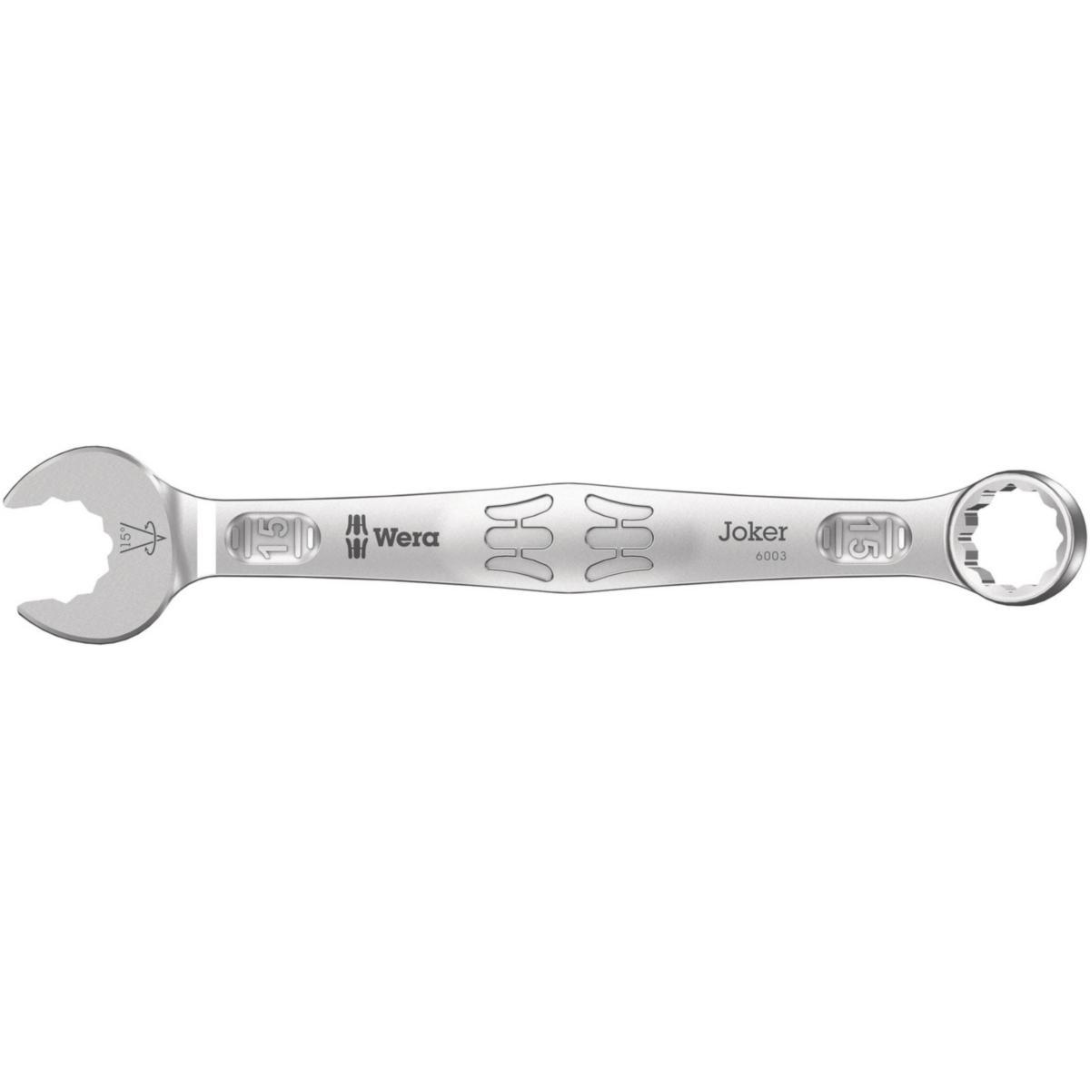 U-Ringnyckel Wera 6003 Joker - U-RINGNYCKEL WERA 6003 JOKER 15X174 MM