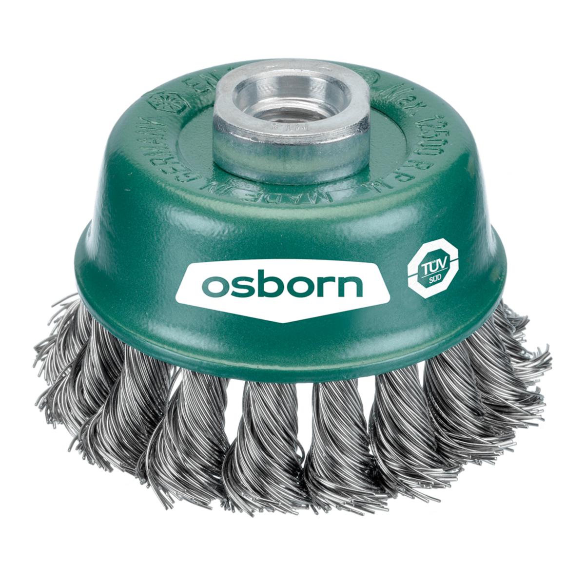 Axialborste Osborn Superior, Virad tråd - AXIALBORSTE OSBORN SUPERIOR D65/M14 0.35 VIRAD ROSTFRITRÅD