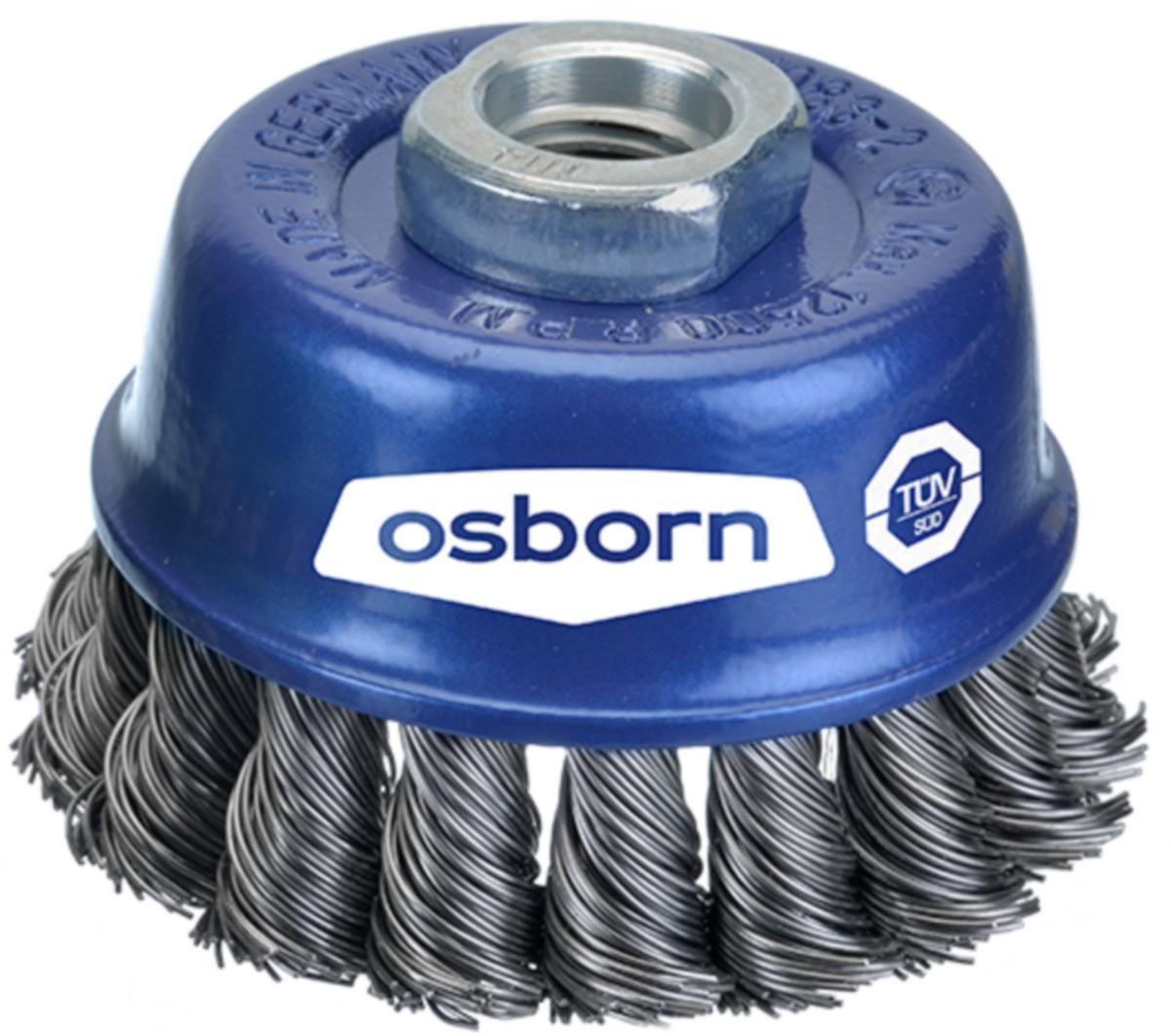 Axialborste Osborn Superior, Virad tråd - AXIALBORSTE OSBORN SUPERIOR D65/M14 0.50 VIRAD STÅLTRÅD