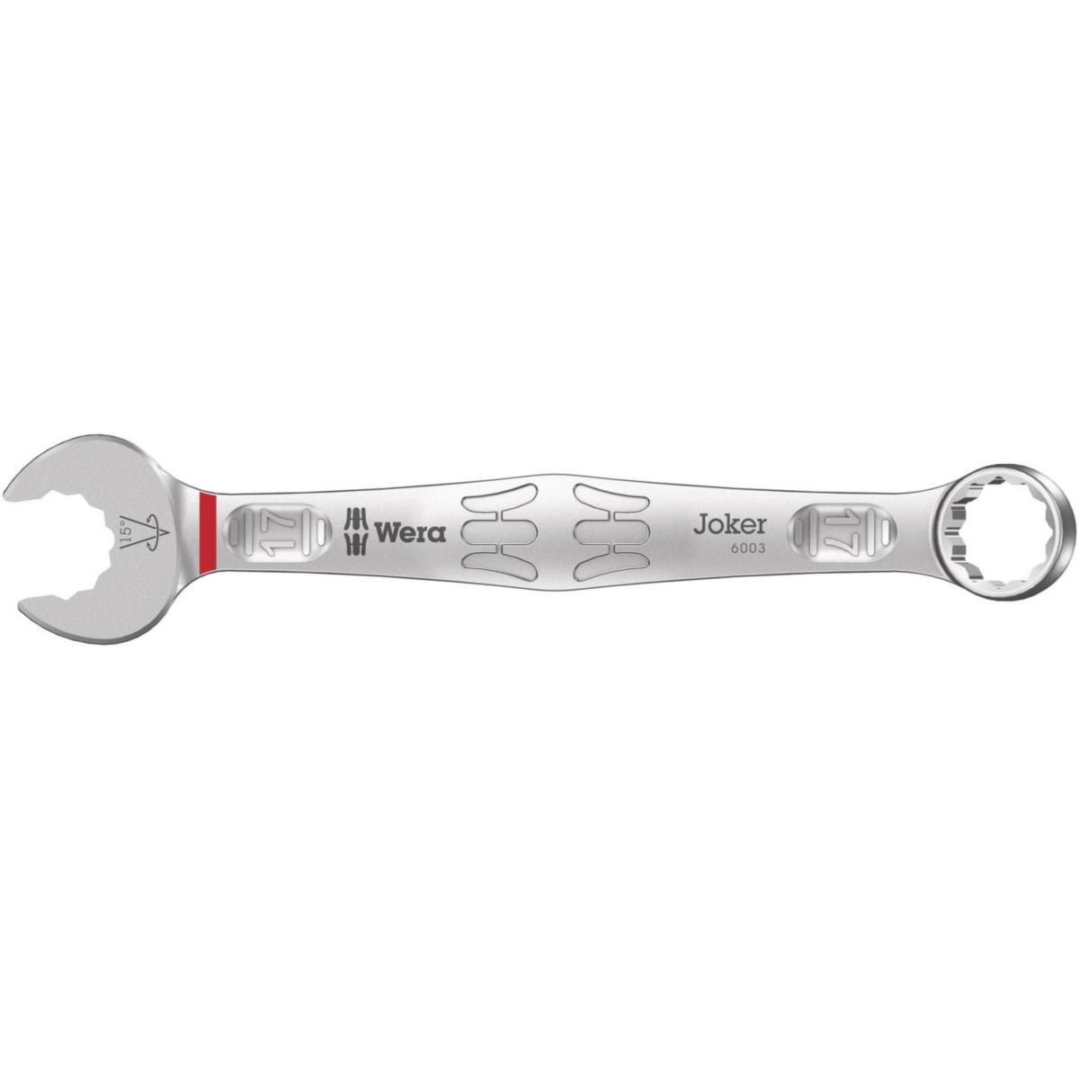U-Ringnyckel Wera 6003 Joker - U-RINGNYCKEL WERA 6003 JOKER 17X190 MM