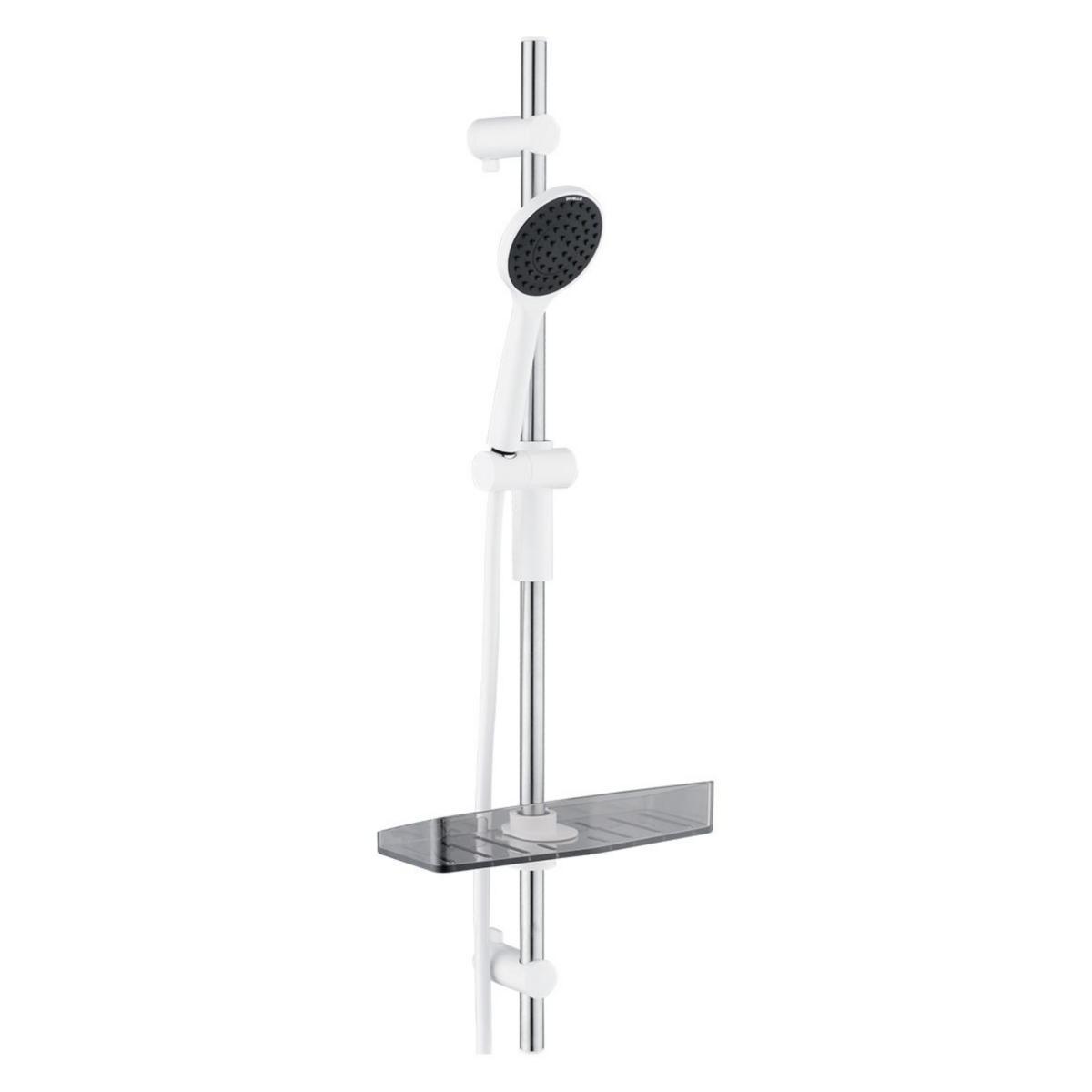 Duschset Senso 1F 9L, DIVELLO - DIVELLO SENSO 1F VIT 9L DUSCHSET