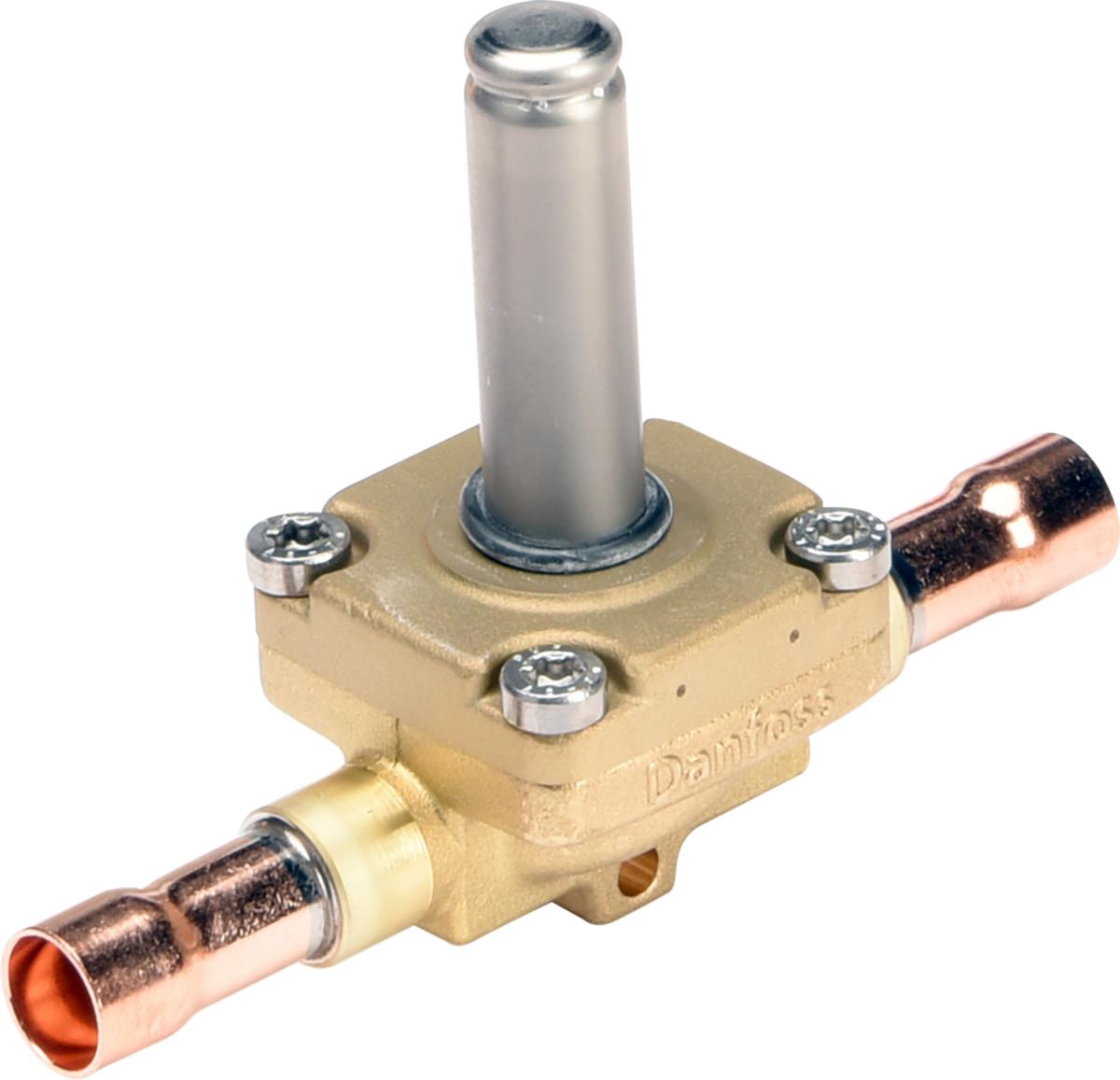 Magnetventil EVR V2 Löd- exklusive spole - DANFOSS MAGN.VENT. EVR 2 RAK 1/4" ODS, NC, EXKL.SPOLE
