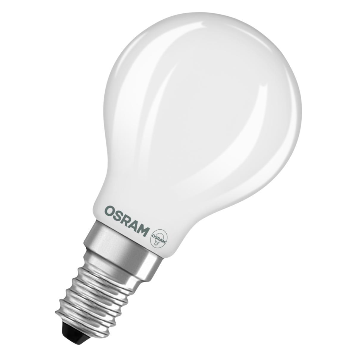 LED-lampa klot dimbar, box Osram - LED KLOT DIM 3,4W 827 MATT E14 LED KLOT DIM 3,4W 827 MATT E14