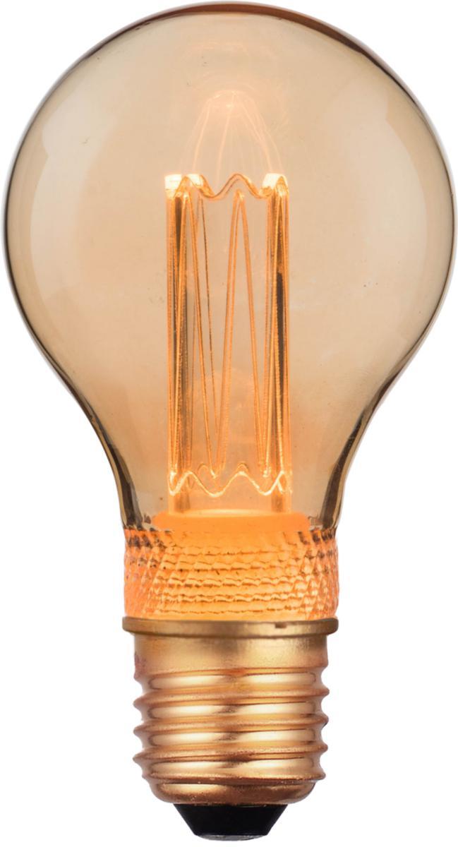 LED-lampa, Deco, normal, Gelia - LED-LAMPA DECO NORMAL A60 E27 AMBER 2W
