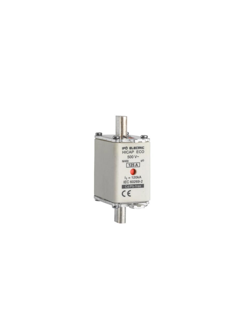 Ifö Hicap, ECO, gG, storlek 00, 500V - KNIVSÄKRING ECO 125A/00 gLgG HICAP ECO 500V*