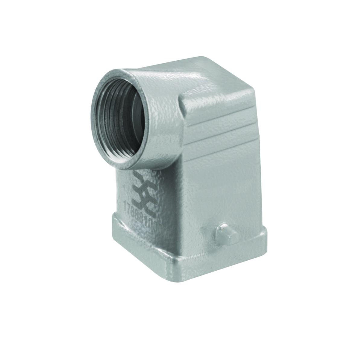 Kåpa HDC st 1 från sidan, metall - KÅPA STORL 1 90 METALL M20