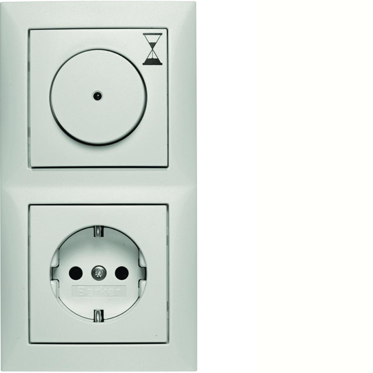 Timer med uttag, S.1, Berker - TIMER KIT KOMPLETT POLARVIT S1