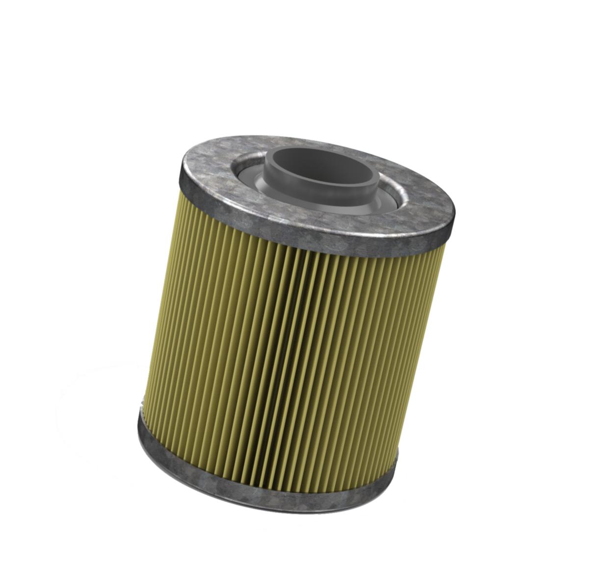 Filterinsats 15µm papper, Bentone - FILTERINSATS 15µM BENTONE PAPPERSFILTER GUL/GALV