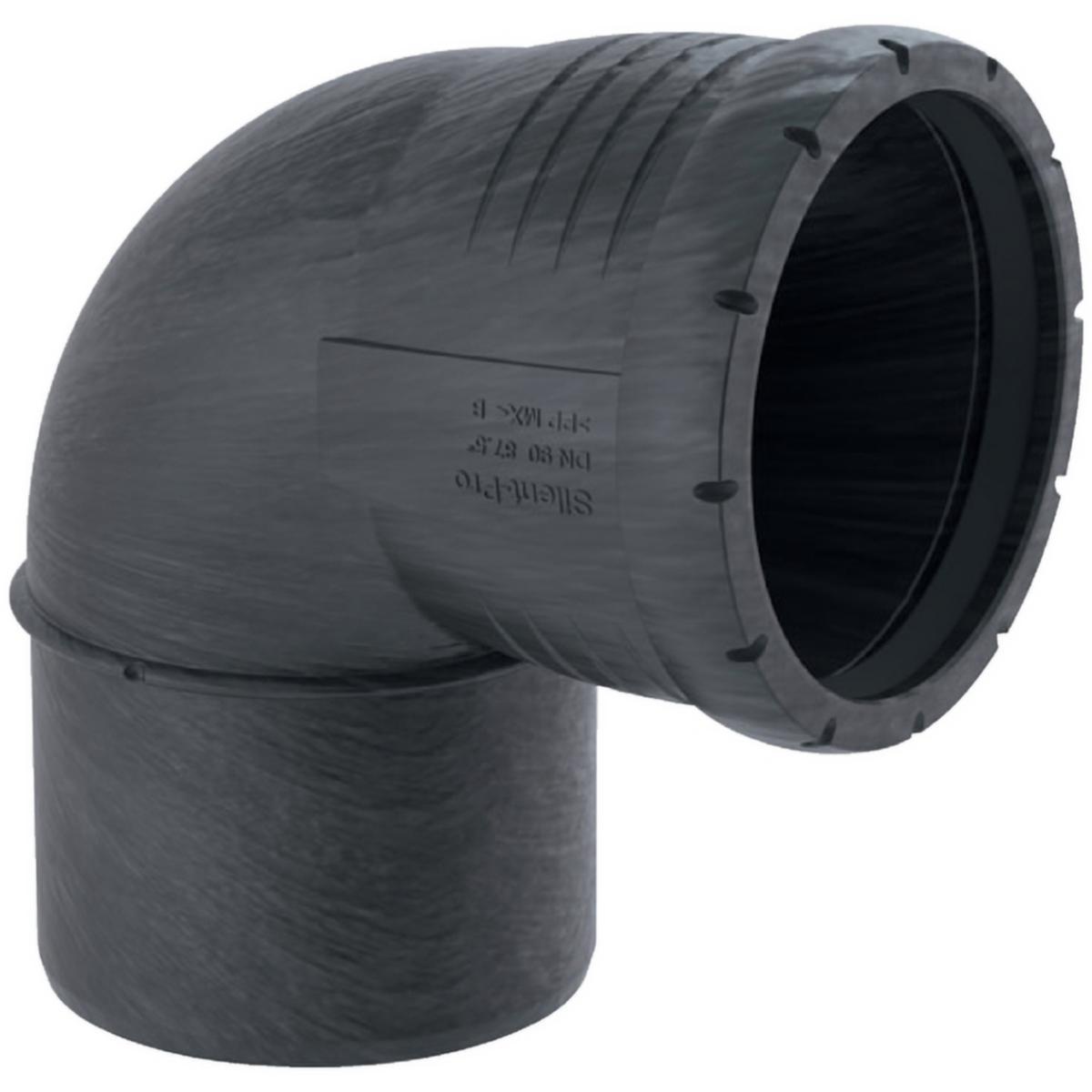 Böj med en muff 87°, PP, Silent Pro - BÖJ 87° 50MM SILENT PRO. GEBERIT