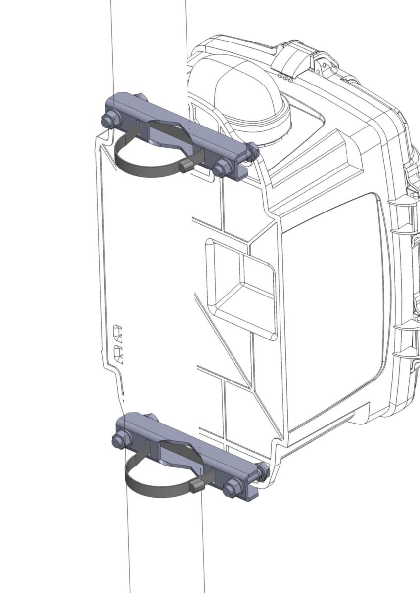 Stolpmontagekit NPS600, SKT - STOLPMONTAGEKIT NPS600 SKT