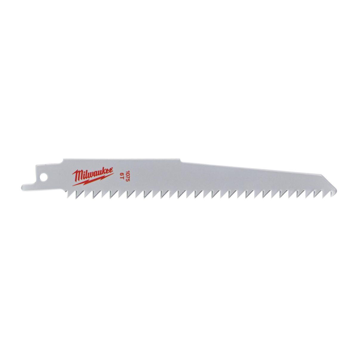 Tigersågblad Milwaukee Trä/plast - TIGERSÅGBLAD MILWAUKEE TRÄ/PLA 150/6TPI 3P