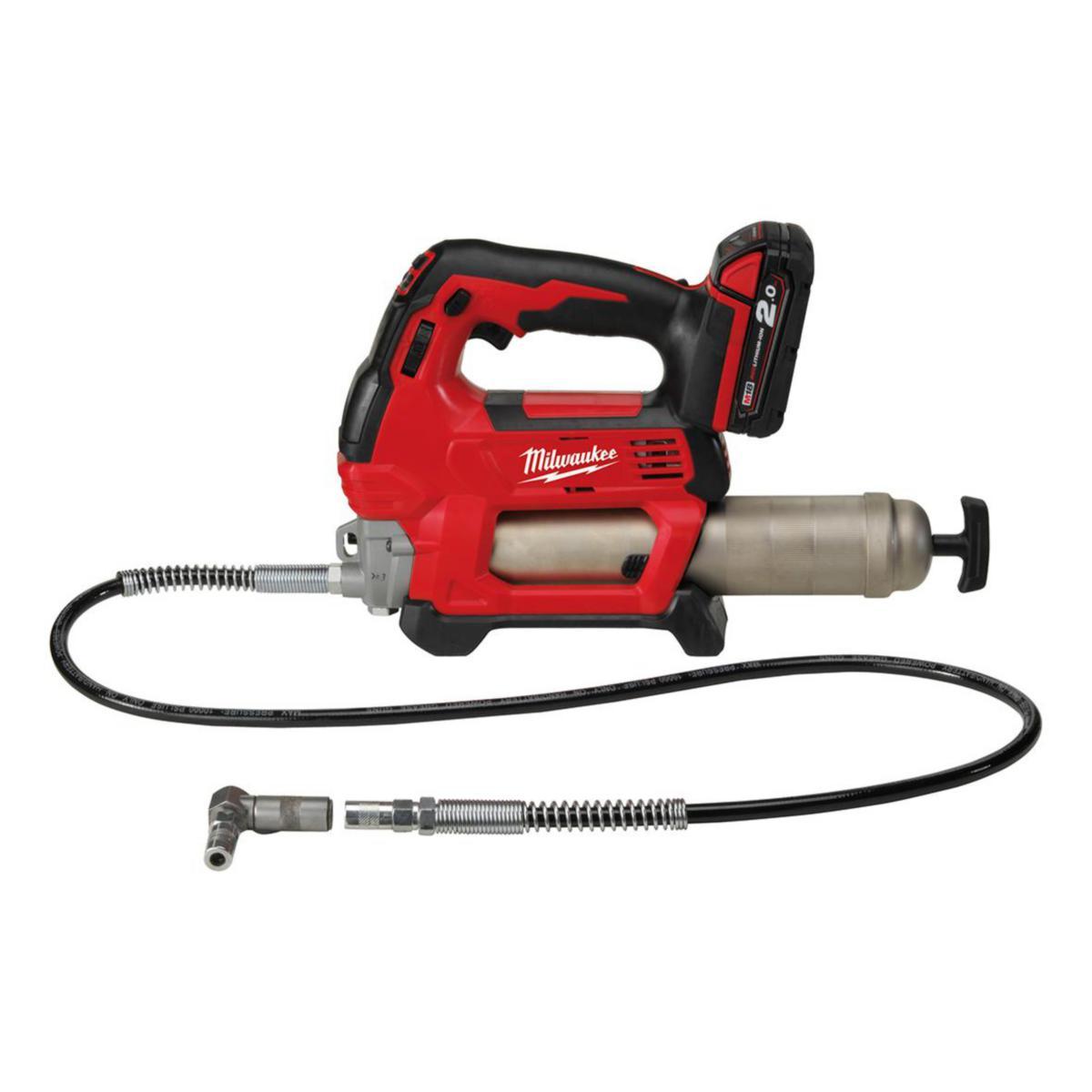 Fettpistol Milwaukee M18 GG-201C - FETTPISTOL MILWAUKEE M18 GG M18 GG-201C 18V 1X2,0AH