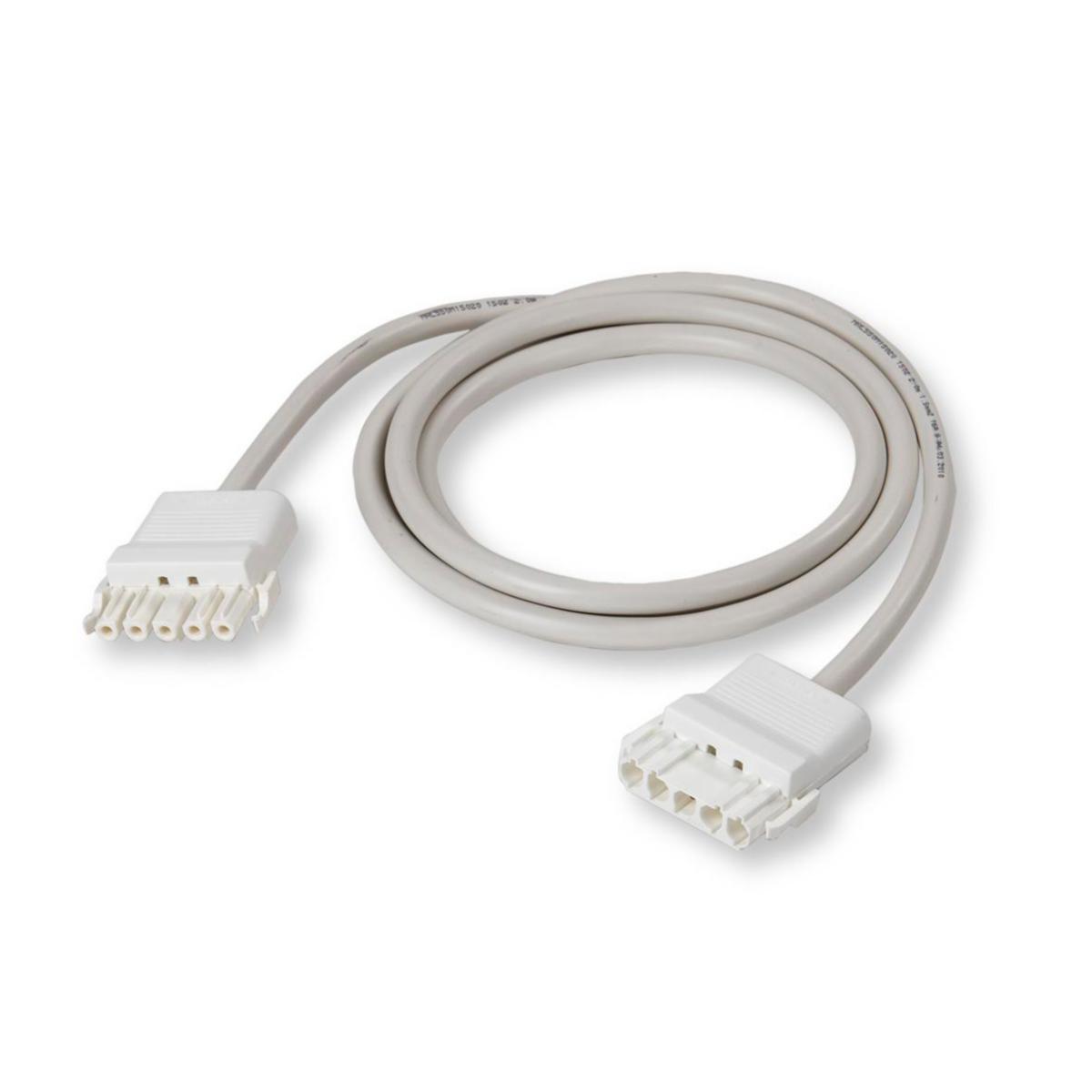 HF kablage, RQQ 5G1,5 mm² med stickkontakt NAC 51S.W och hylskontakt NAC 52S.W - KABLAGE RQQ 5G1.5 VIT 2M NAL 550T15020