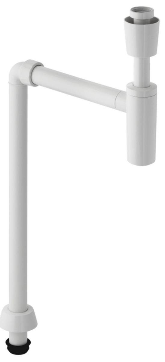 Vattenlås Uniflex, golv, Geberit - GEBERIT GOLV V-LÅS VIT.PLAST UNIFLEX. UTLOPP 40MM