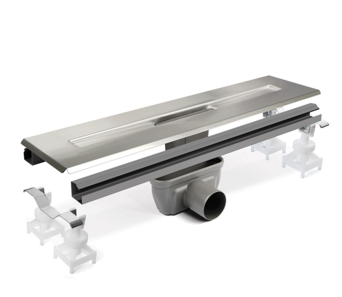 Grundpaket Unidrain friliggande, Jafo - UNIDRAIN GRUNDPAKET 4014.900MM FRILIGG.G-RÄNNA, LINJE MOD