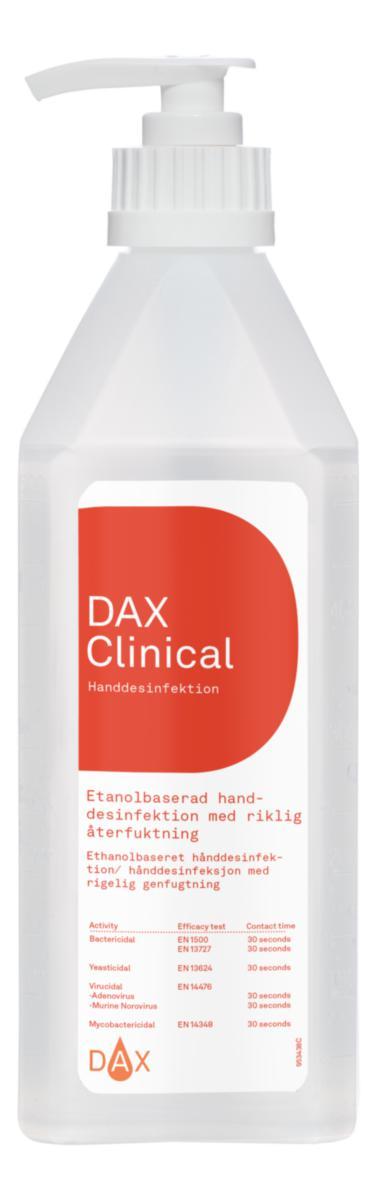 Handdesinfektion Dax Clinical - HANDDESINFEKTION CLINICAL DAX 75% 600 ML MED PUMP
