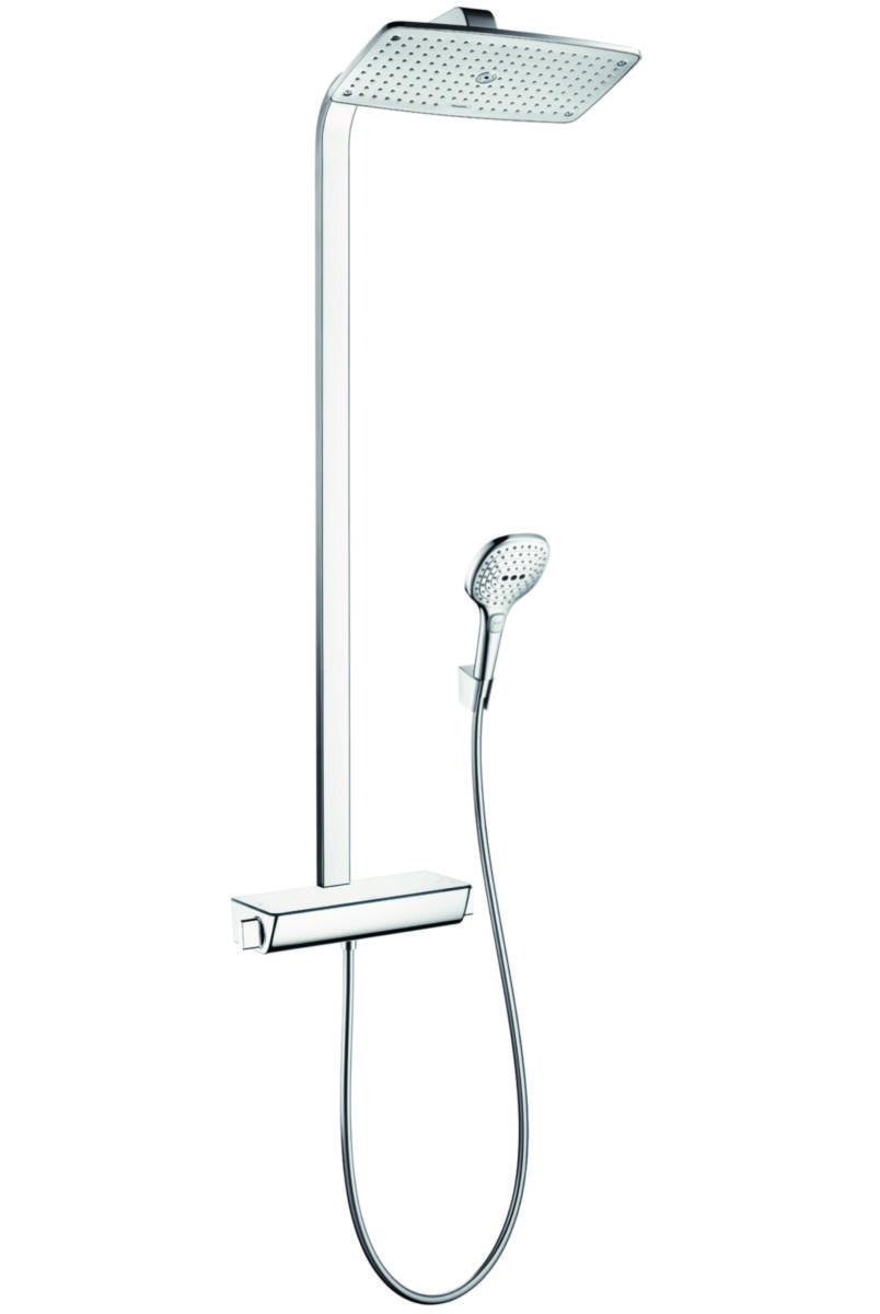 Takduschset Raindance Select Showerpipe360, Hansgrohe - HG RAINDANCE 360 SELECT SHOWERPIPE, VIT/KROM