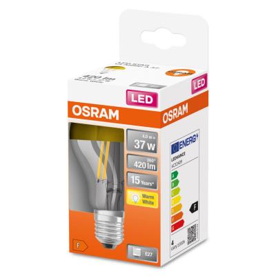 LED-LAMPA NORMAL (37) E27 GULD 827 TOPPFÖRSP CL A OSRAM