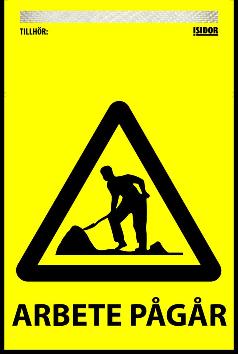 Flagga Isidor "Arbete pågår" - FLAGGA ISIDOR "ARBETE PÅGÅR"