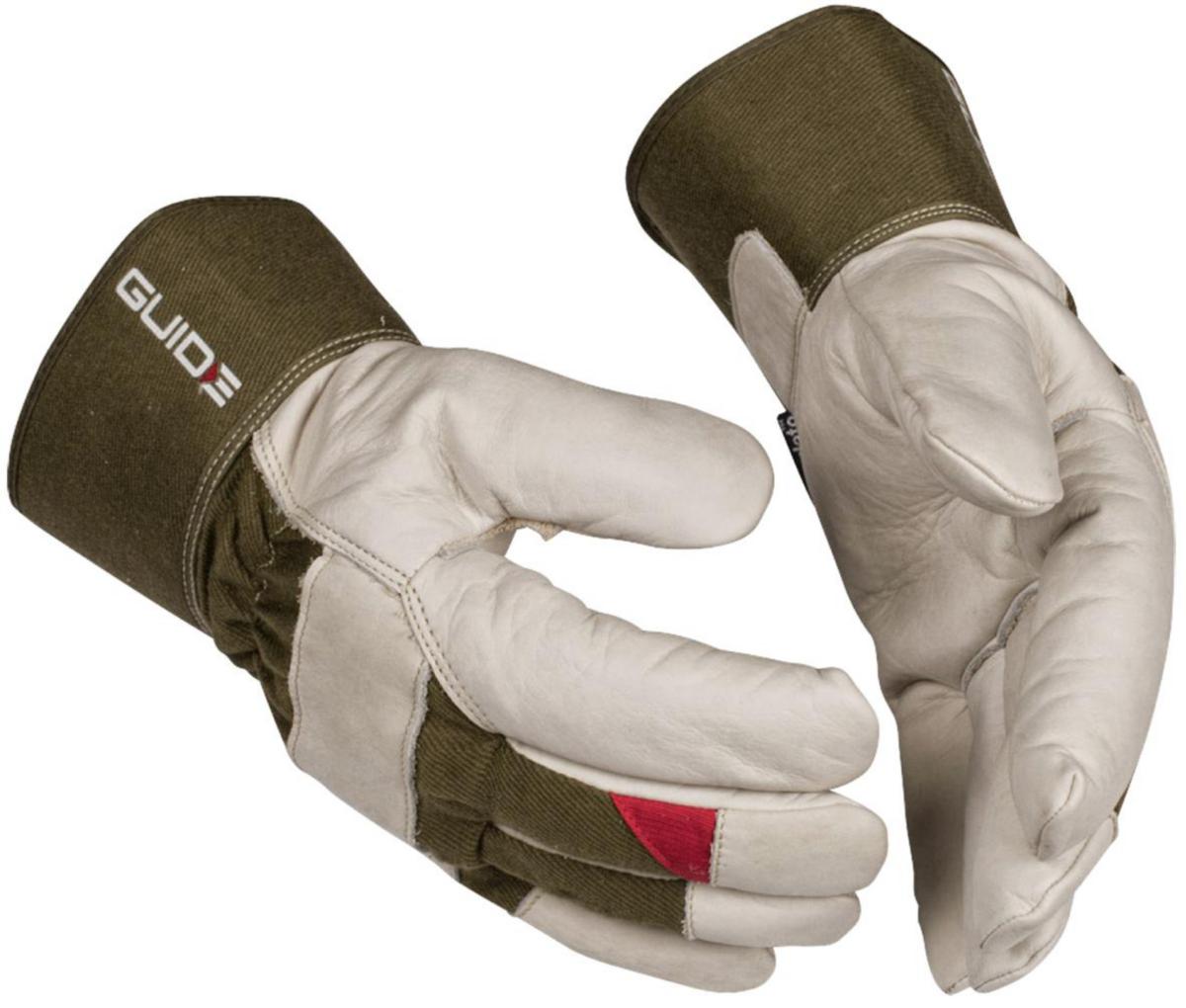 Vinterhandske Guide 196W - HANDSKE GUIDE 196W LÄDER FODRAD STL 10