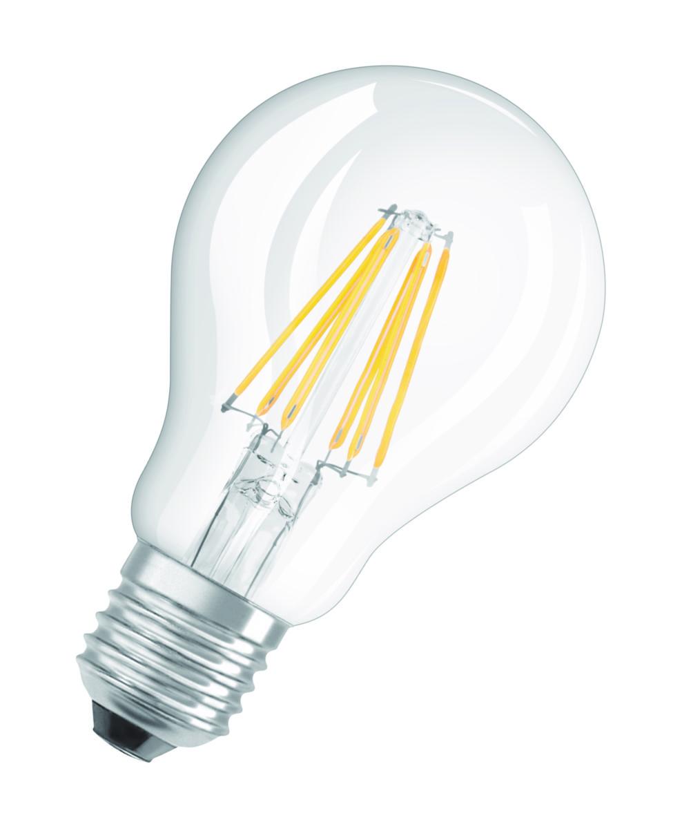LED-lampa, normal, klar, Led Retrofit Classic A, Osram - LED-LAMPA NORMAL KLAR (60) 2-P E27 827 6W CL A OSRAM