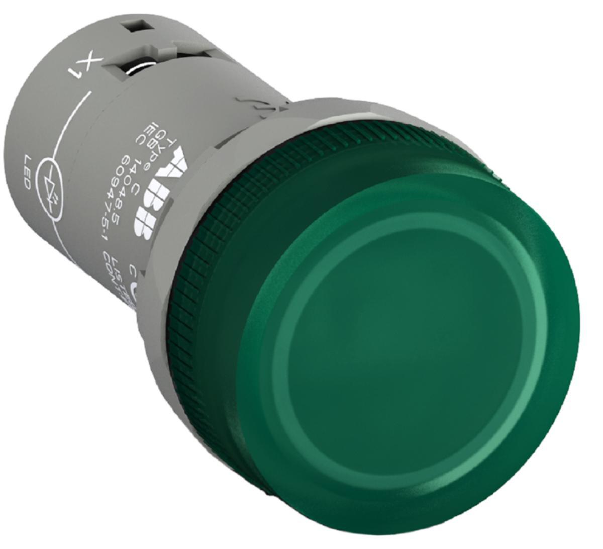 Signallampa Compact med integrerad LED CL2- - SIGNALL GRÖN LED 230V AC CL2-523G