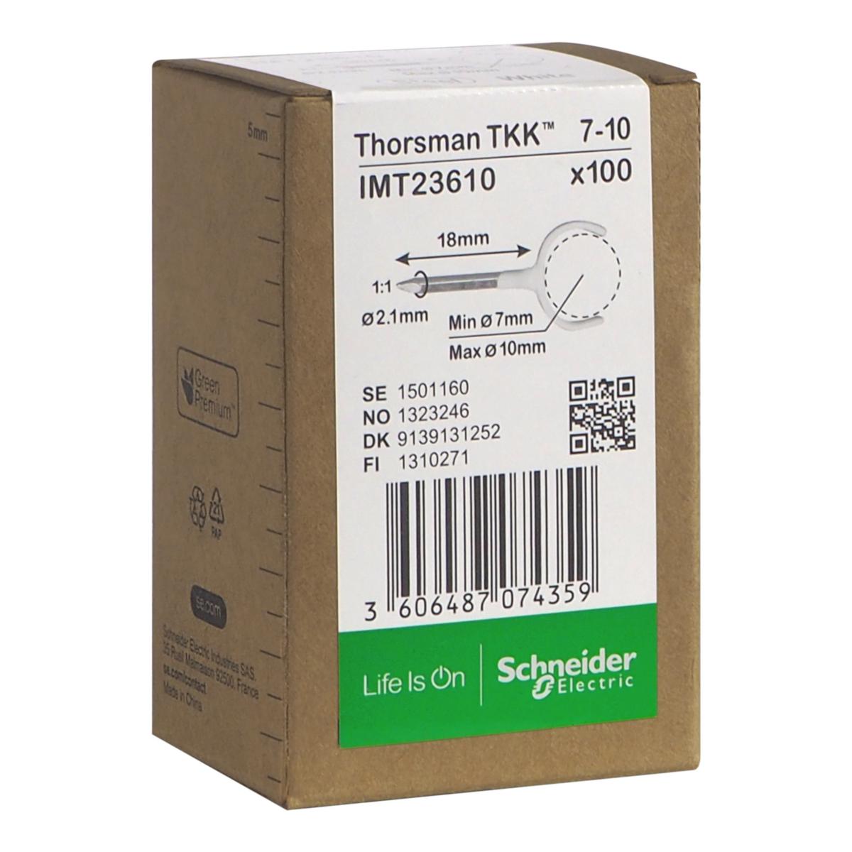 Spikklammer TKK, med stålspik - KLAMMER TKK 7-10, 2.1x18mm