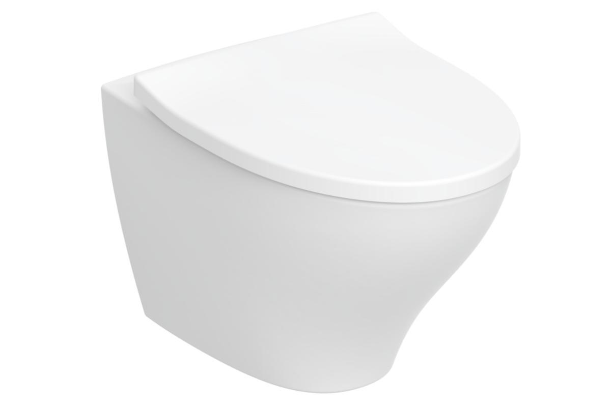 WC-skål Vinta Modern, Ifö - IFÖ VINTA MODERN WC-SKÅL RIMFREE, MED S-C SITS