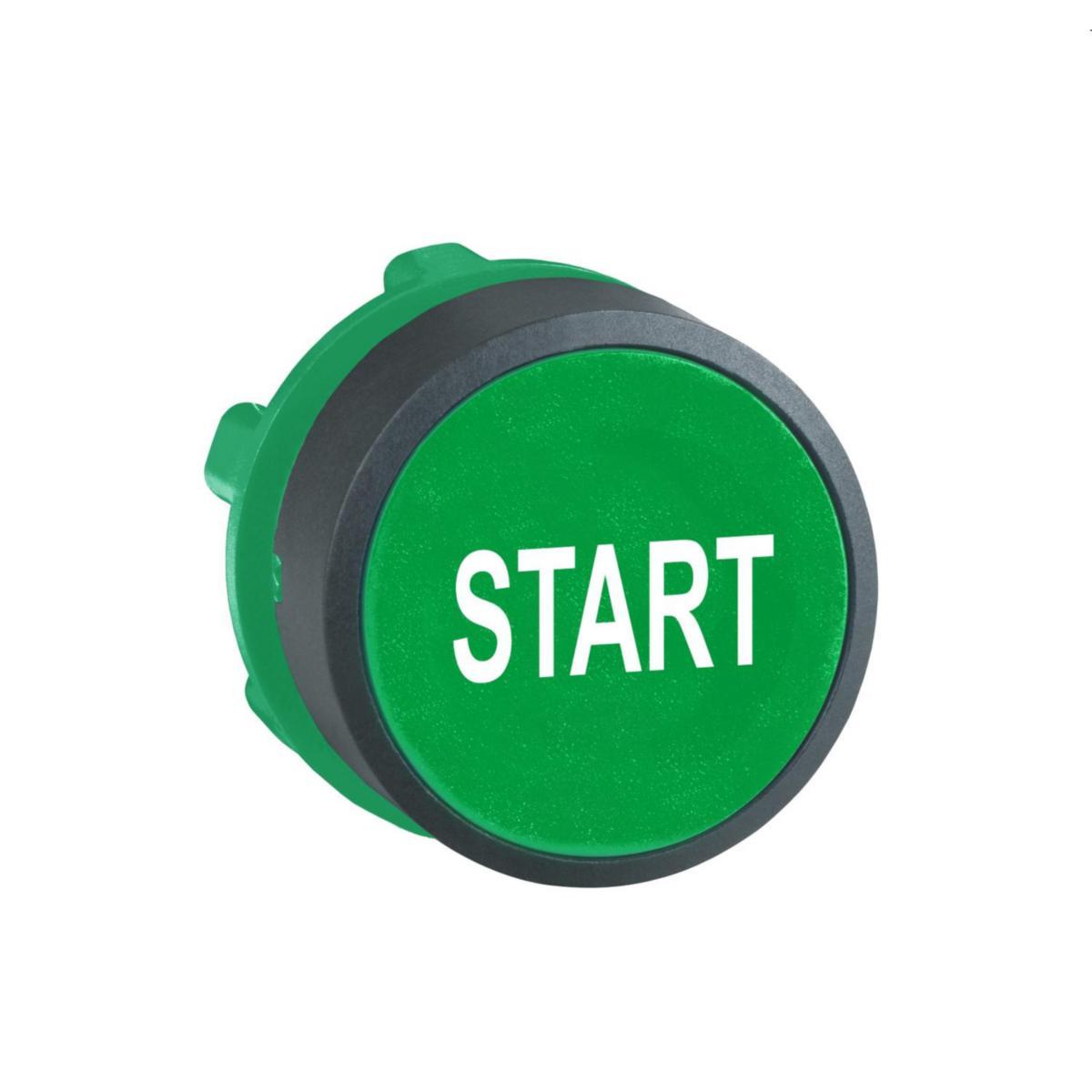 Plant manöverdon ZB5AA - TRYCKE ZB5-AA333 GRÖN TRYCKE PLANT START