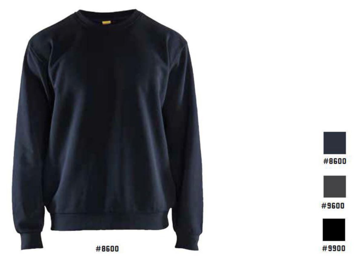 Tröja Blåkläder 3585-1169 - TRÖJA BLK 3585-1169 RUNDHALS SVART STL L