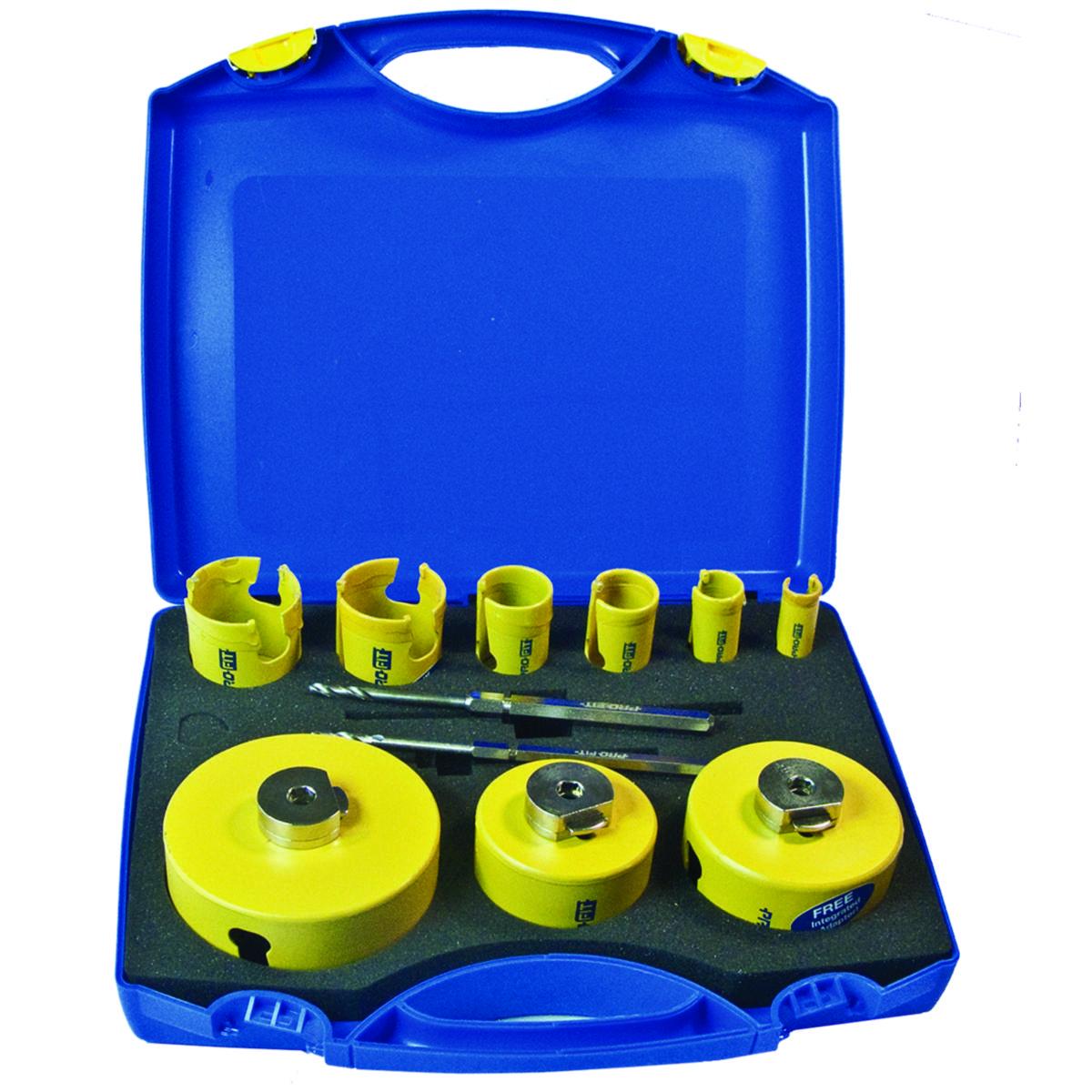 Hålsågset Pro-Fit VVS 11 delar - HÅLSÅGSET PRO-FIT HM 19-114MM VVS