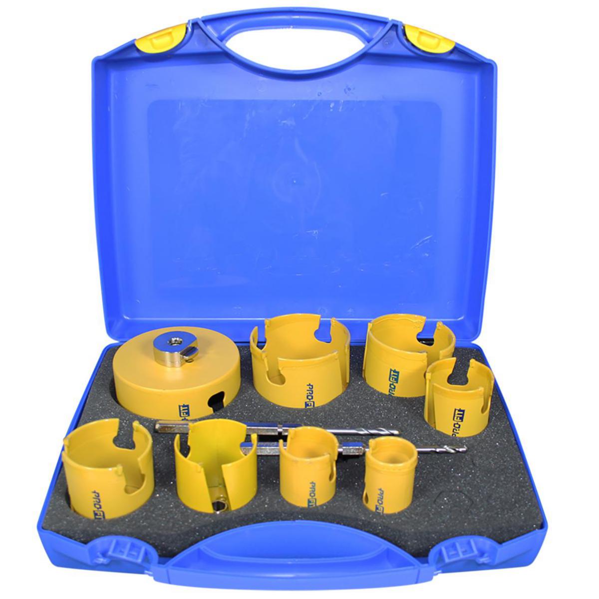 Hålsågset Pro-Fit Bygg 10 delar - HÅLSÅGSET PRO-FIT BYGG 35.40.52.57.60.74.83.105 2 BOR