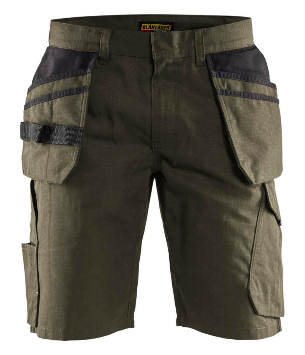 Shorts Blåkläder 1494-1330 - SERVICESHORTS BLK 1494-1330 MÖRK OLIVGRÖN/SVART C44