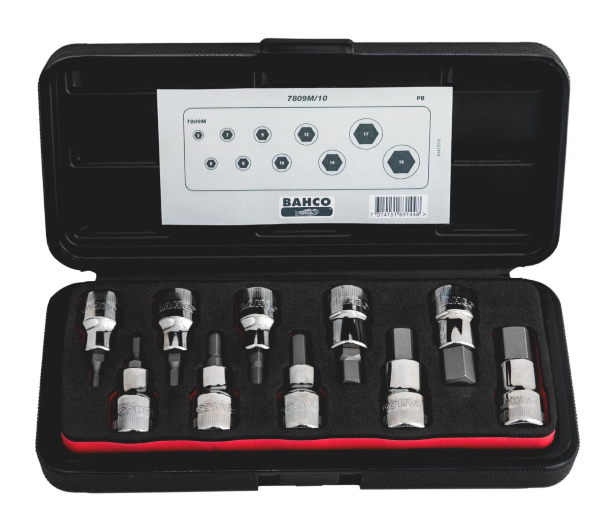 Insexsats Bahco 7809M/10 - INSEXSATS BAHCO 7809M/10 1/2 10 DELAR