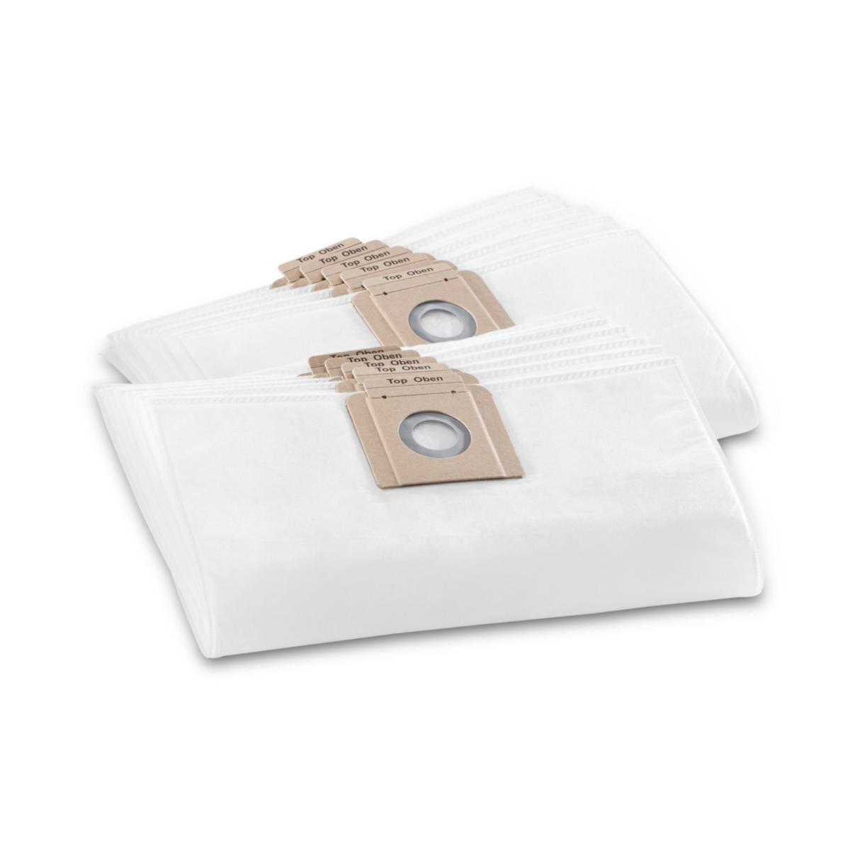 Dammsugarpåse Kärcher BVL 5/1, BV 5/1, T 7/1, T 9/1 - DAMMSUGARPÅSE KÄRCHER BV 5/1 FLEECE 10-PACK