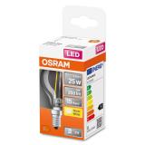 LED-LAMPA KLOT (25) E14 KLAR BOX 827 CL P OSRAM