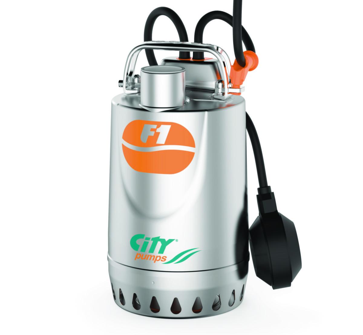 Grund gråvattenpump F1/50M Rostfri, Beulco - LÄNSPUMP F1/50M ROSTFRI