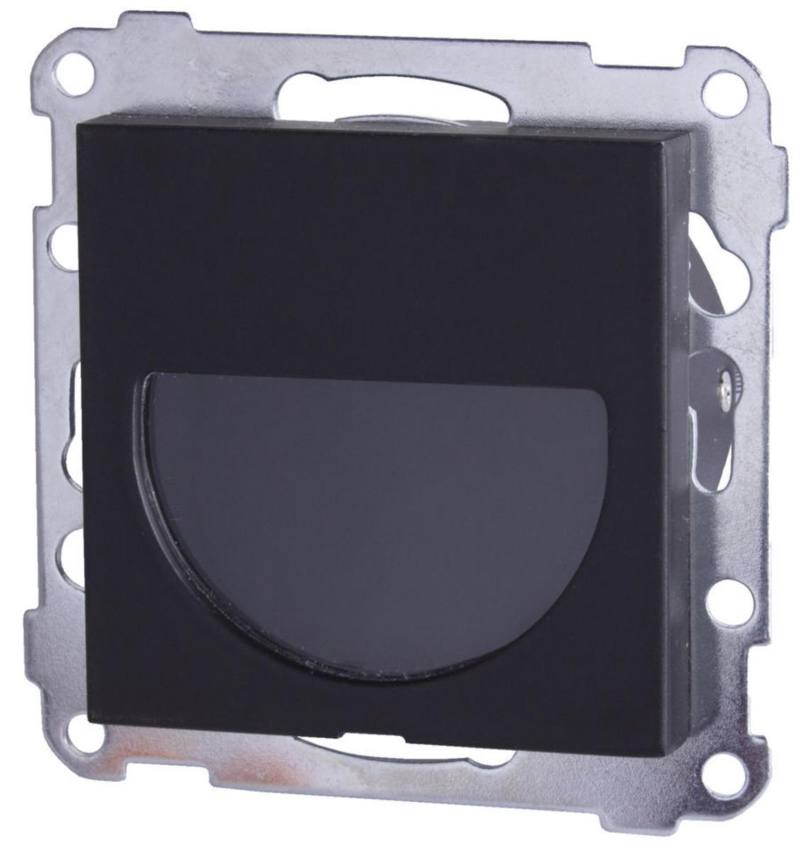 LED-armatur, väggarmatur för apparatdosa, dimbar, Bright, Elko - VÄGGARMATUR LED 1W 3000K SVART ELKO