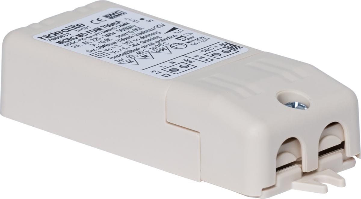 Drivdon Micro MD FDIM, Hide-a-Lite - DRIVDON LED MICRO MD 700mA FDIM HIDE-A-LITE