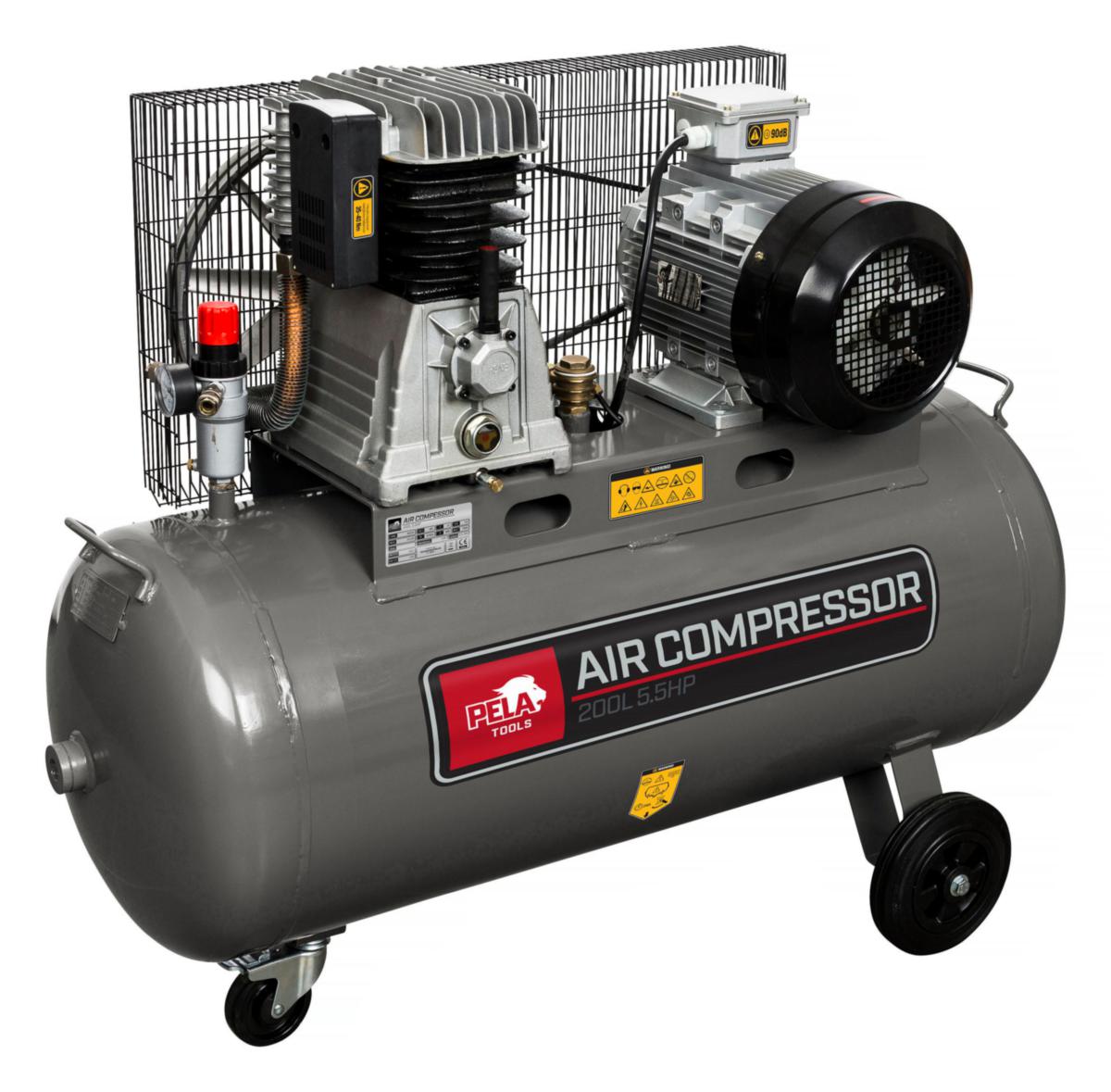 Kompressor PELA 5,5 hk 200 l - KOMPRESSOR PELA 5,5 HK KOMPRESSOR PELA 5,5 HK, 200L