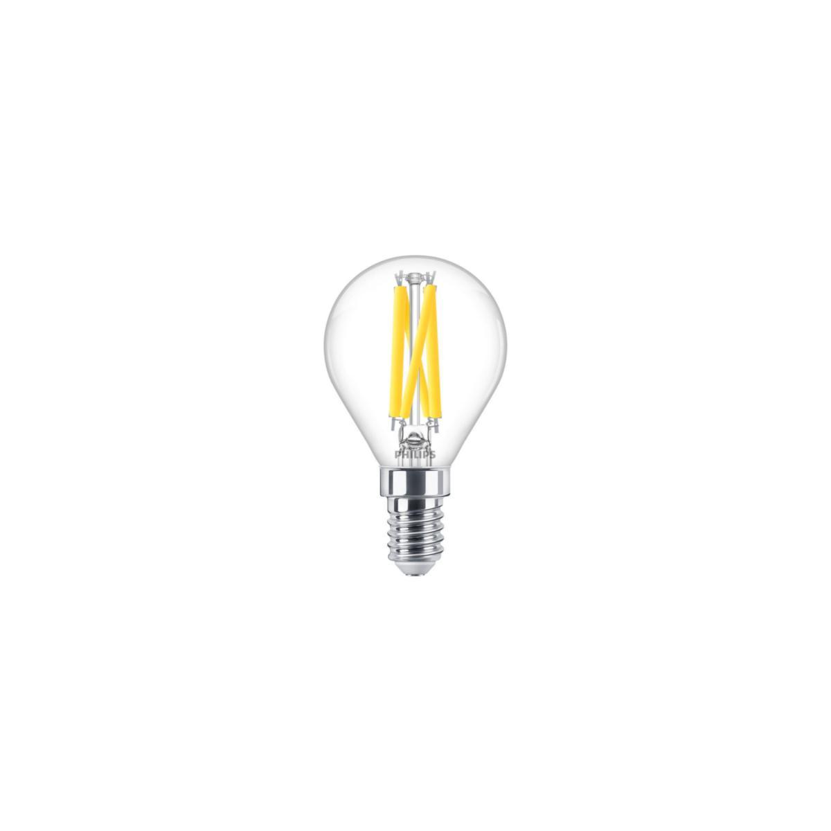 LED-lampa klot dim to warm - KLOT DT3.4-40W E14 927 P45CL G 871951444951000