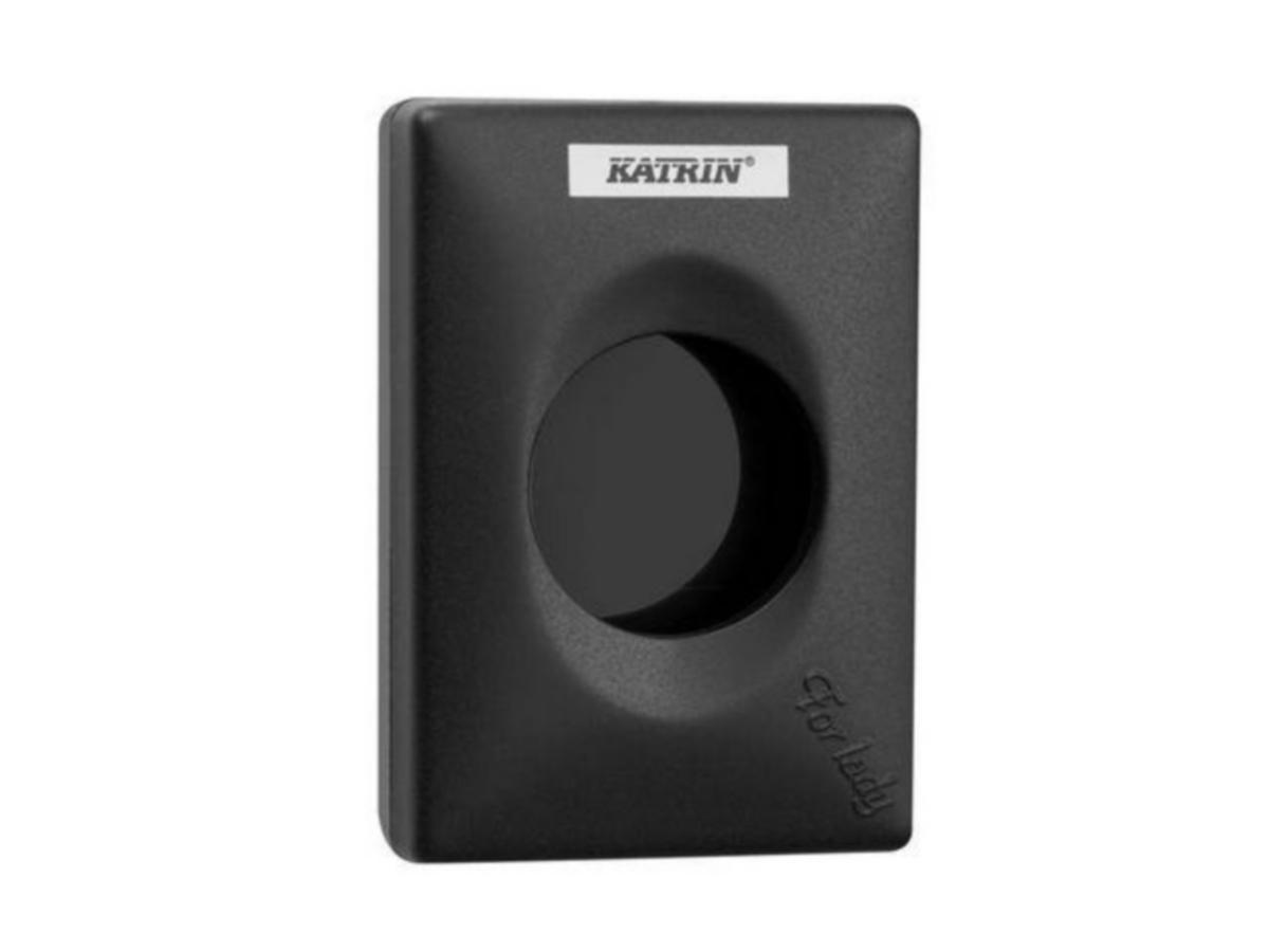 Sanitetspåshållare Katrin - SANITETSPÅSHÅLLARE KATRIN 92247 SVART PLAST