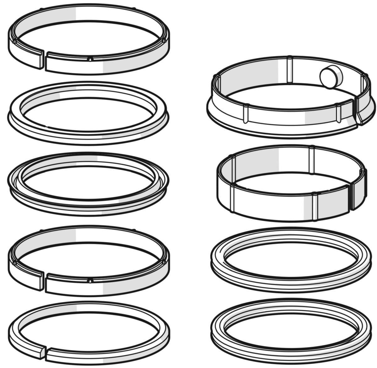 X-ringar till blandare, Oras - ORAS X-RINGAR MANSCHETT PACKNINGSSATS KOMPL, 1001264V