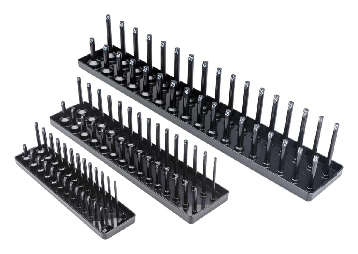 Hylshållare PELA 1/4", 3/8" & 1/2" - HYLSHÅLLARE PELA 3-PACK